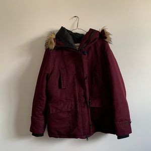 L | Maroon Bluenotes Winter Coat